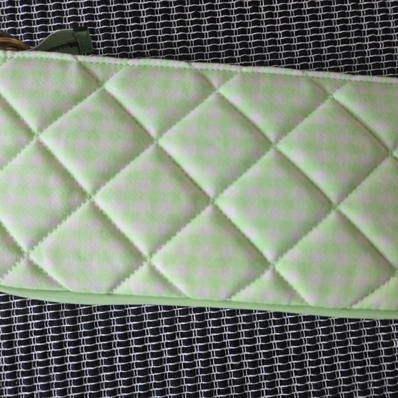 Versace Green Checkered quilted Crossbody Bag NWOT - Picture 9 of 12